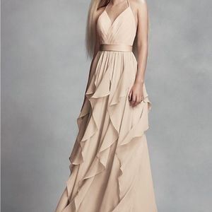 Never-worn Vera Wang maxi bridesmaid/ prom dress